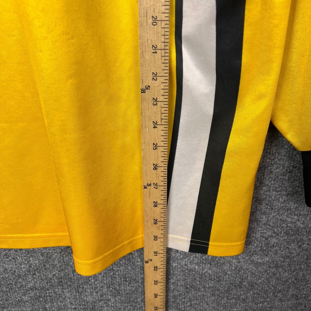 VINTAGE Adidas Goalkeeper Jersey Mens L Yellow 2001 Long Sleeve Shirt - Picture 8 of 11